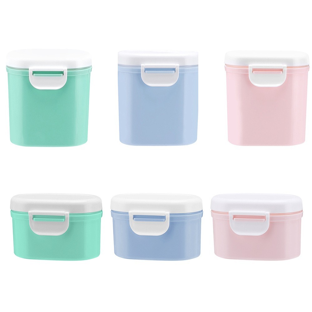 Baby Food Zone - กล่องใส่นมผงสำหรับเด็ก กล่องเก็บนมผง กล่องเก็บอาหารหลายชั้น กล่องเก็บอาหารสำหรับเด็กเล็ก/เด็กโต ขนาดเล็ก/ใหญ่