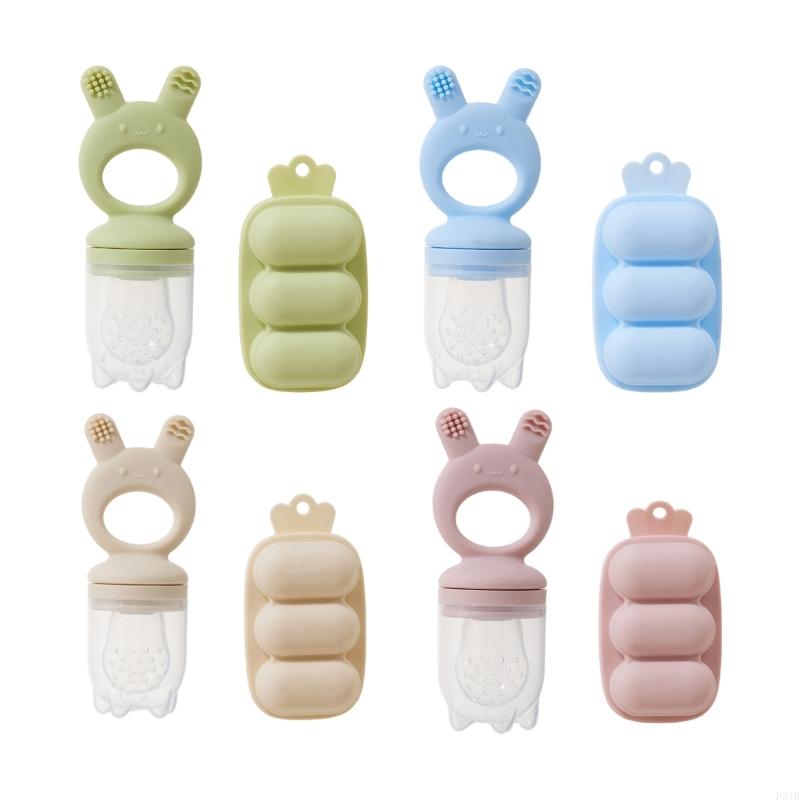 Freezer Tray Baby - เคี้ยวการฝึกอบรมซิลิโคนตัวป้อนและถาดแช่