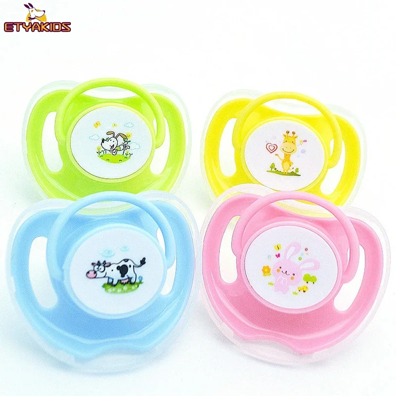 Baby Food For 6 Months - กระต่ายวัวยีราฟสุนัขรูปแบบการ์ตูน Pacifier สําหรับเด็กทารกจุกนมหลอกเกรดอาหารทารกแรกเกิด Pacifier Teether อุปกรณ์เสริม