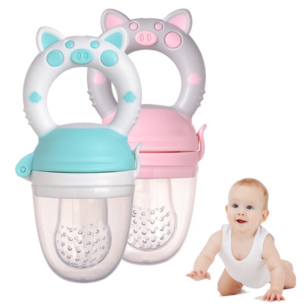 Baby Food Zone - จุกนมซิลิโคนสำหรับป้อนอาหารสดสำหรับเด็กทารก เด็กชาย เด็กหญิง จุกนมผลไม้ ปลอดภัยสำหรับเด็กทารก อุปกรณ์สำหรับเด็กทารก