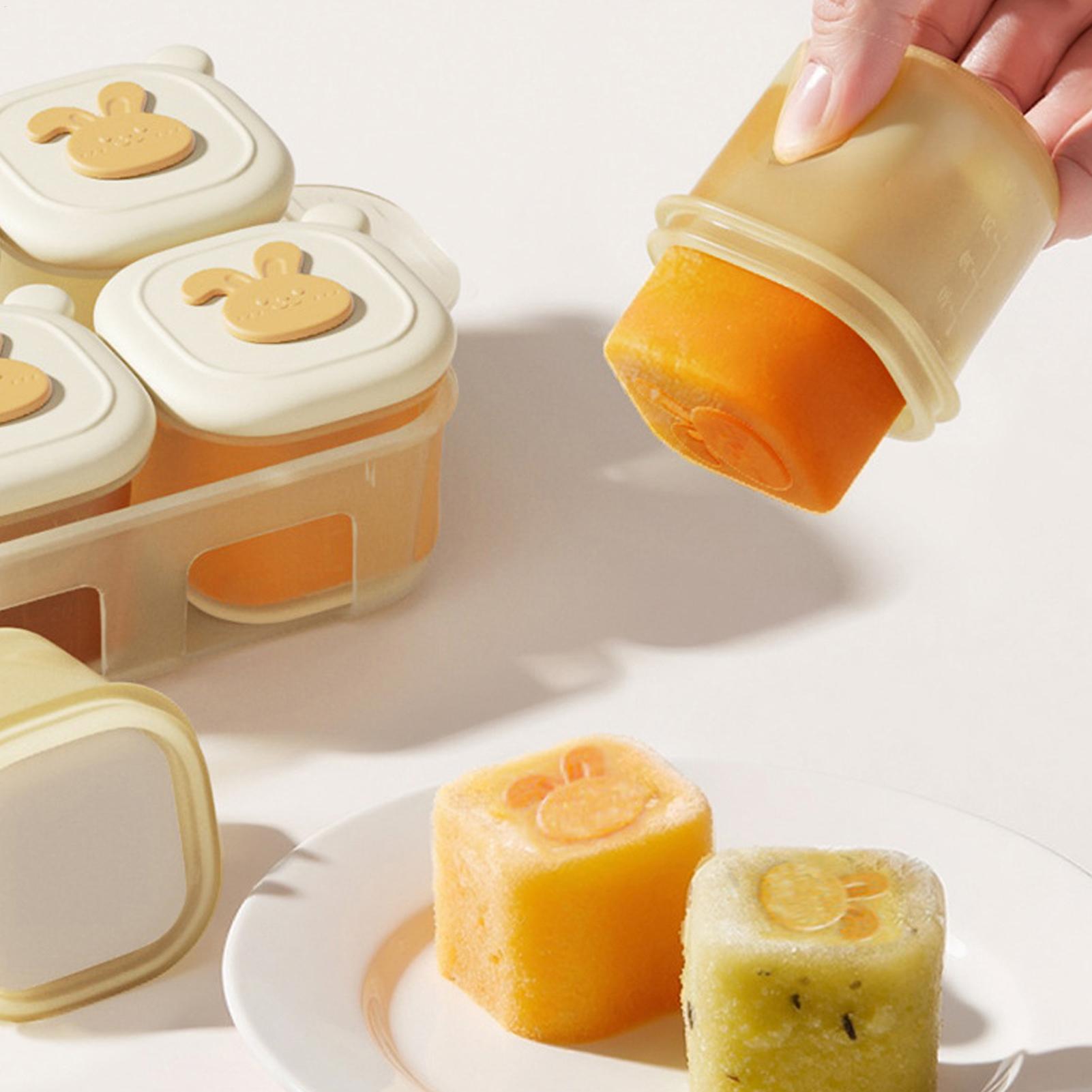 ถาดแช่อาหารทรงลูกบาศก์ ภาชนะใส - Freezer Tray Baby บทวิจารณ์และราคา
