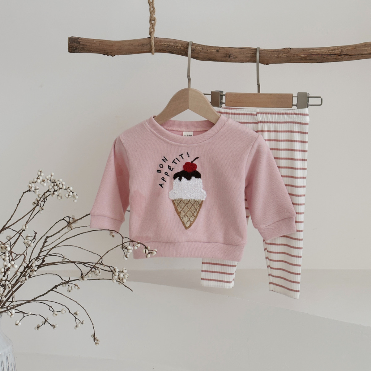 ชุดเสื้อผ้าเด็กแรกเกิด 2 ชิ้น  - Baby Food Jelly บทวิจารณ์และราคา