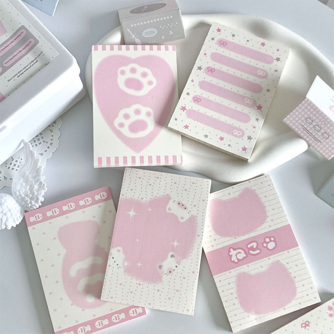 สมุดโน้ตลายแมวสีชมพูน่ารัก 50  - Baby Food List บทวิจารณ์และราคา