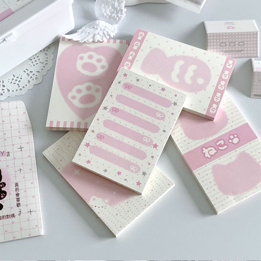 สมุดโน้ตลายแมวสีชมพูน่ารัก 50  - Baby Food List บทวิจารณ์และราคา
