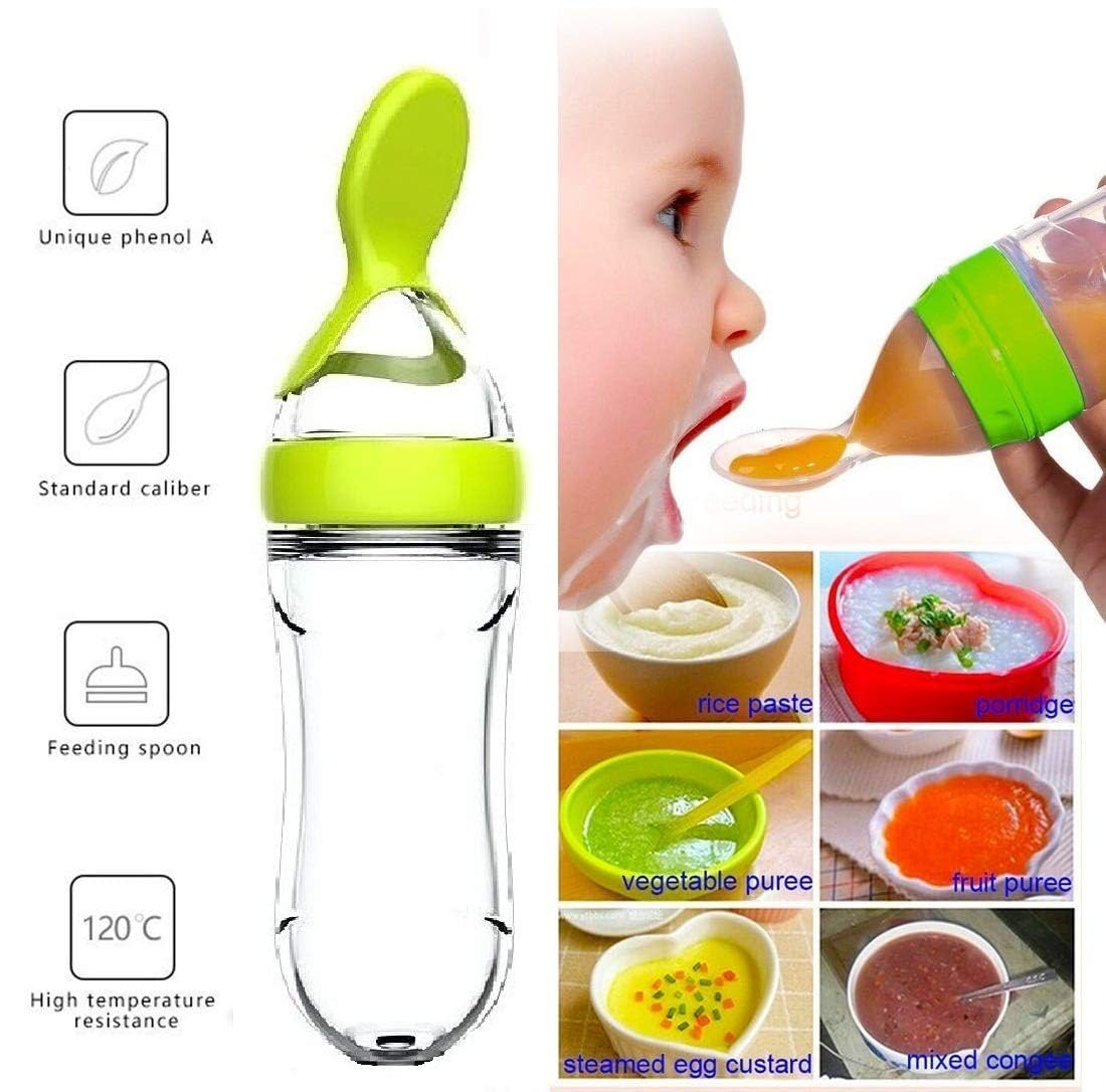 บีบขวดนมถ้วยซิลิโคนทารกแรกเกิด - Baby Food Zone บทวิจารณ์และราคา