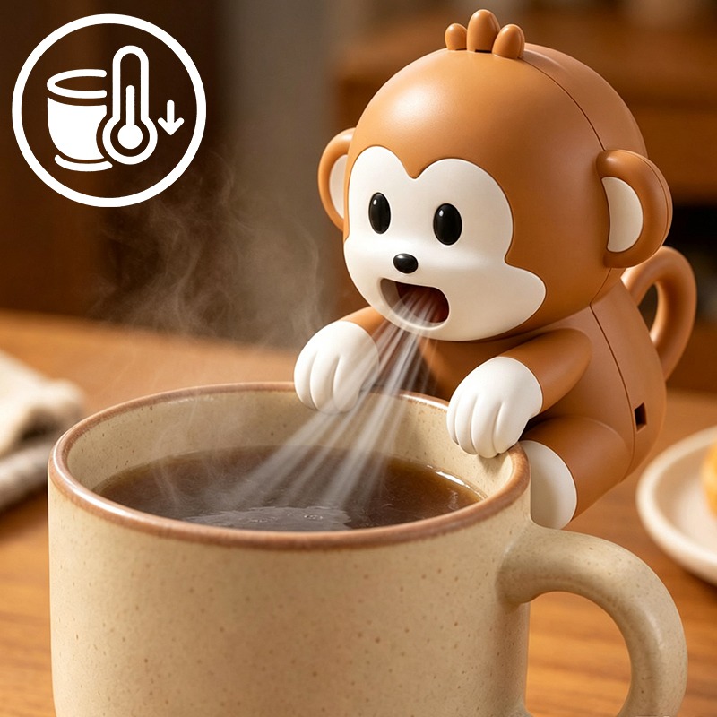 พัดลมระบายความร้อนรูปทรงลิงแบบ - Baby Food For Travelling บทวิจารณ์และราคา