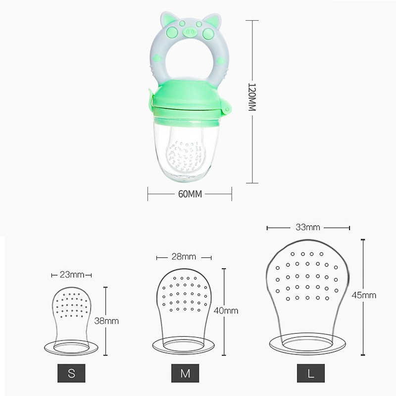 ชุดจุกนมซิลิโคนสำหรับผลไม้และผ - Baby Food Vegetable บทวิจารณ์และราคา