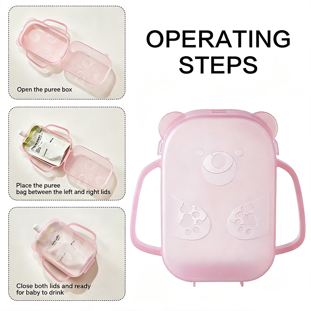 บีบหลักฐานผู้ถือกระเป๋าถุงอาหา - Baby Food Zone บทวิจารณ์และราคา