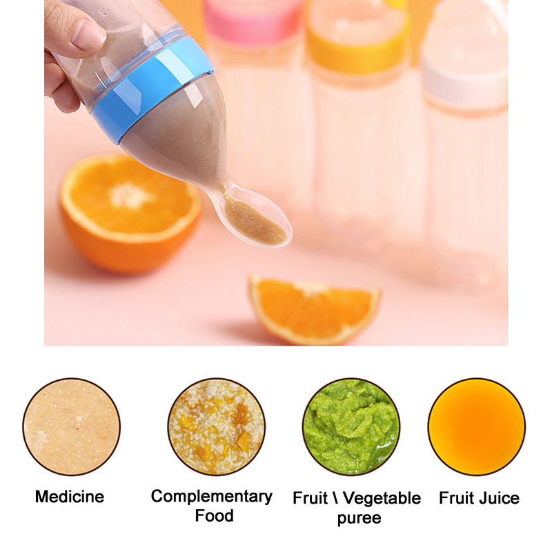 บีบขวดนมซิลิโคนทารกแรกเกิดการฝ - Baby Food Zone บทวิจารณ์และราคา