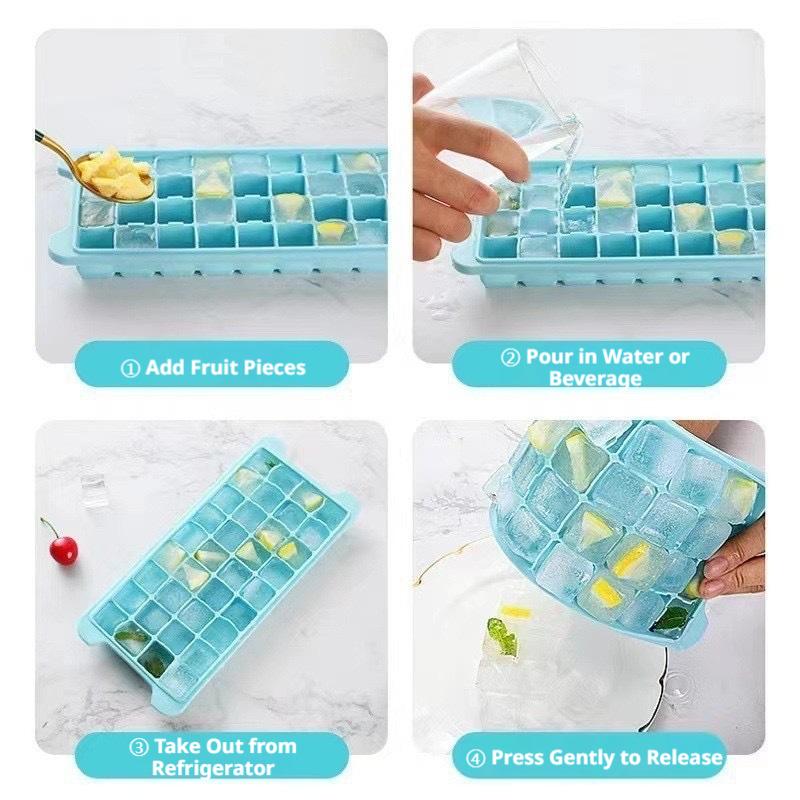 ถาดน้ำแข็งซิลิโคนสำหรับฤดูร้อน - Baby Food Jelly บทวิจารณ์และราคา