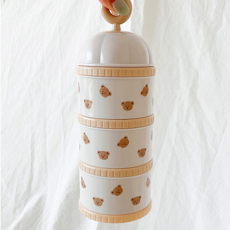 หมีน่ารักกล่องนมผงอุปกรณ์เสริม - Baby Food Zone บทวิจารณ์และราคา
