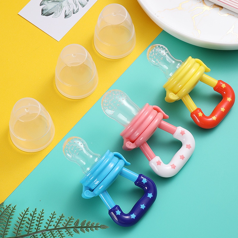 3ชิ้นซิลิโคนกัดสำหรับเด็กผลไม้ - Baby Food Vegetable บทวิจารณ์และราคา