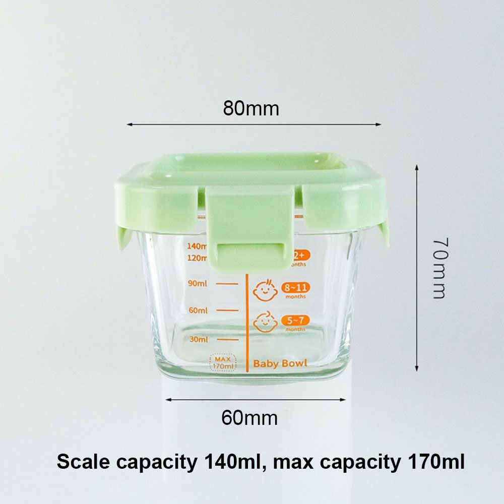 กล่องเก็บอาหารใหม่ 170 มล. ใช้ - Baby Food Zone บทวิจารณ์และราคา