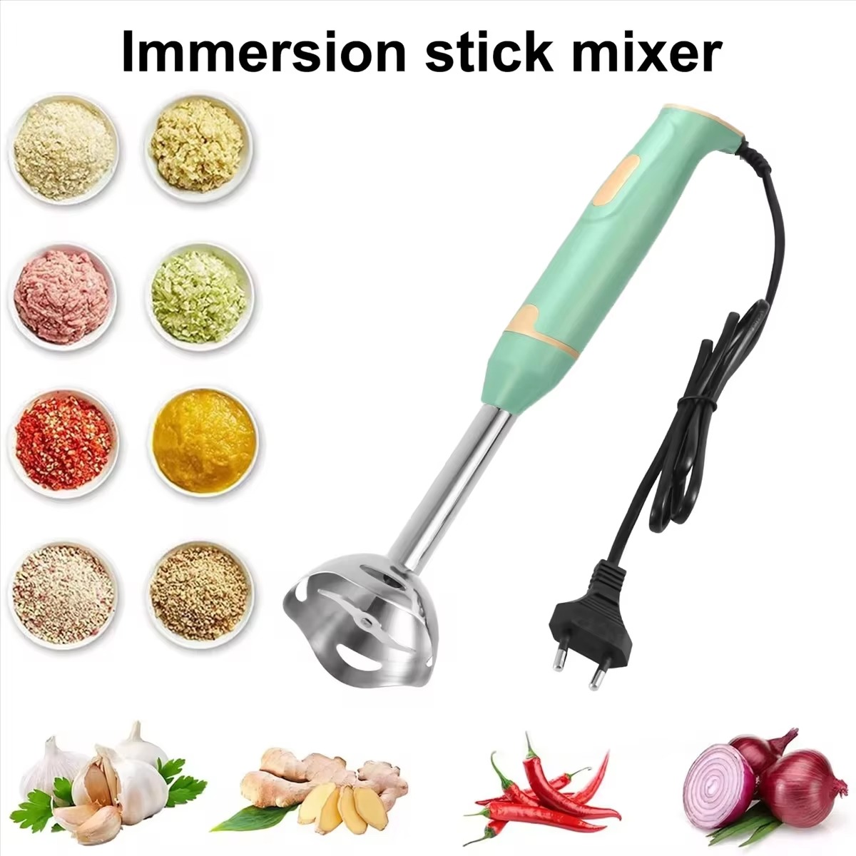 เครื่องปั่นมือแบบจุ่มไฟฟ้า {be - Baby Food Hand Blender บทวิจารณ์และราคา