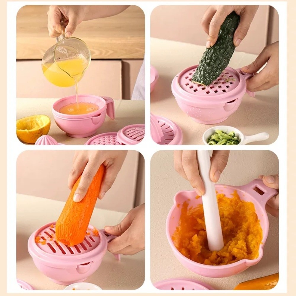 ชามบดอาหารเด็กสีพื้น ทำมืออเนก - Baby Food Vegetable บทวิจารณ์และราคา