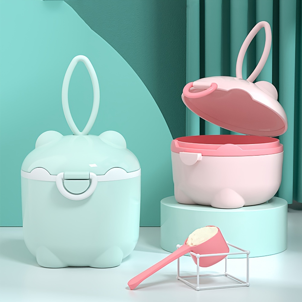 กล่องนมผงสี่ชั้นแบบพกพา 1 ชิ้น - Baby Food Zone บทวิจารณ์และราคา