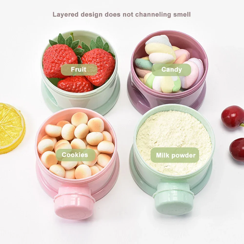 กล่องเก็บนมผงเด็ก 4 ชั้น กล่อง - Baby Food For Travelling บทวิจารณ์และราคา