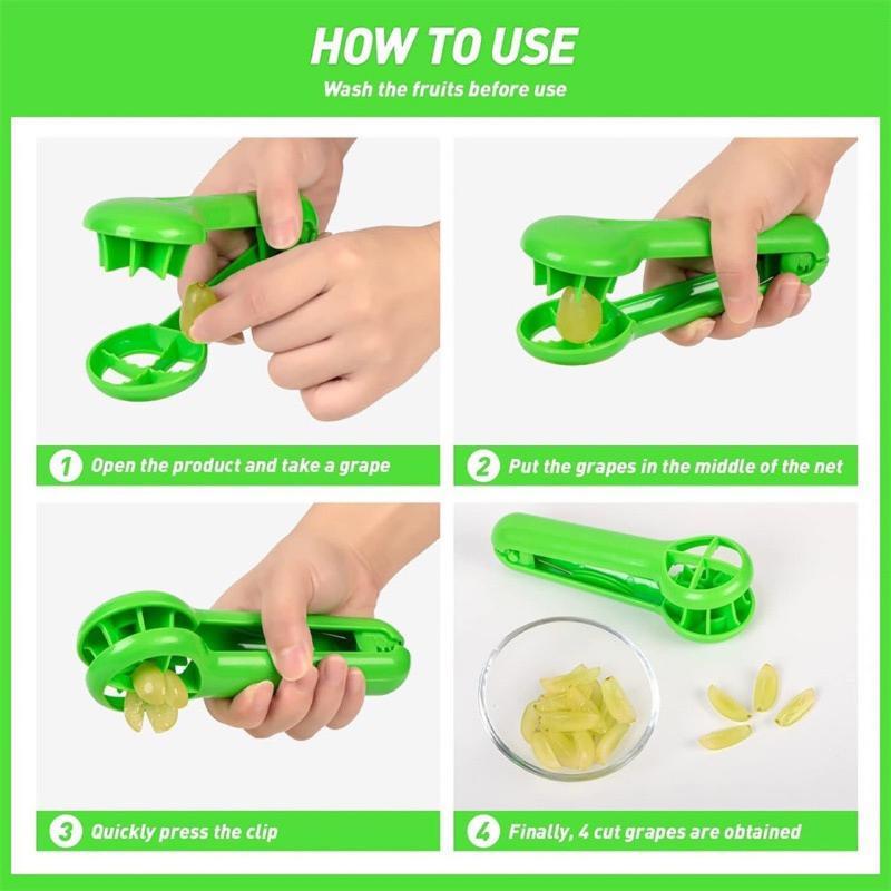 ที่ตัดองุ่นแบบใหม่ 1 ชิ้น ใบมี - Baby Food With Iron บทวิจารณ์และราคา