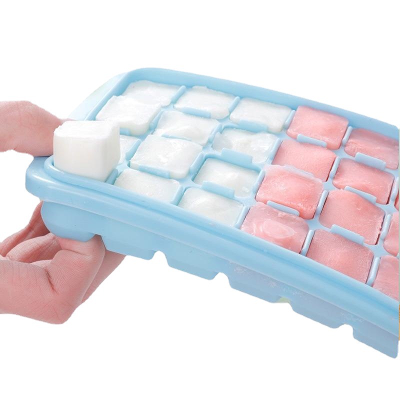 ถาดทำน้ำแข็งซิลิโคนพร้อมฝาปิด  - Baby Food Jelly บทวิจารณ์และราคา