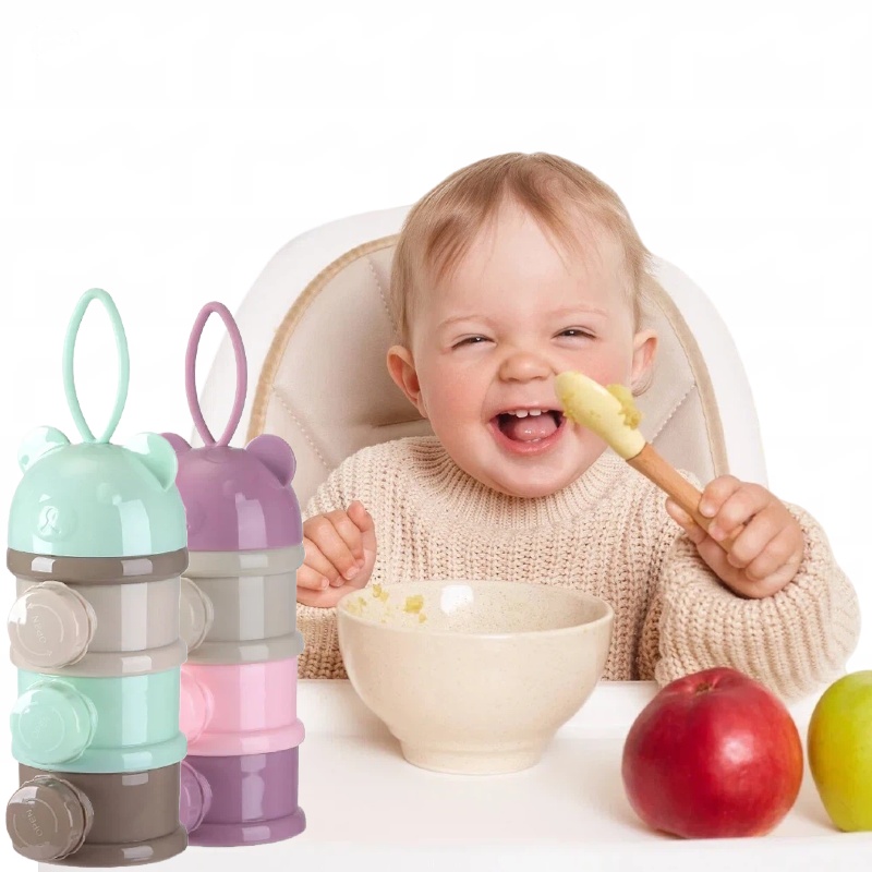 กล่องเก็บอาหารเด็กแบบพกพา 3/4  - Baby Food Zone บทวิจารณ์และราคา