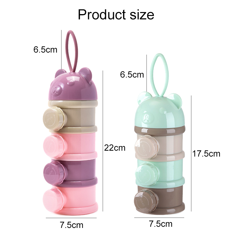 กล่องเก็บอาหารเด็กแบบพกพา 3/4  - Baby Food Zone บทวิจารณ์และราคา